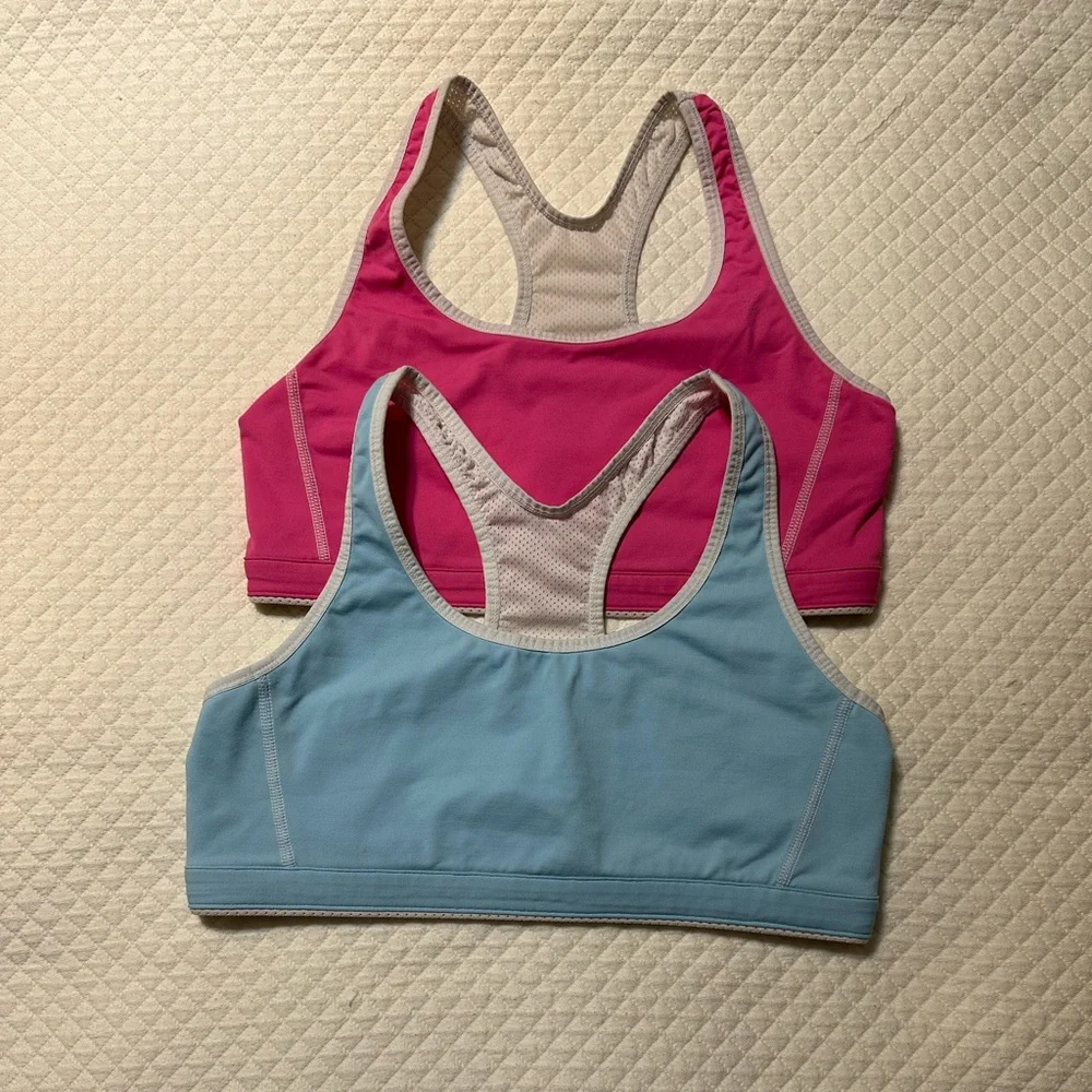 Champion Pink and Blue Sports Bras, Size M - Picture 6 of 8